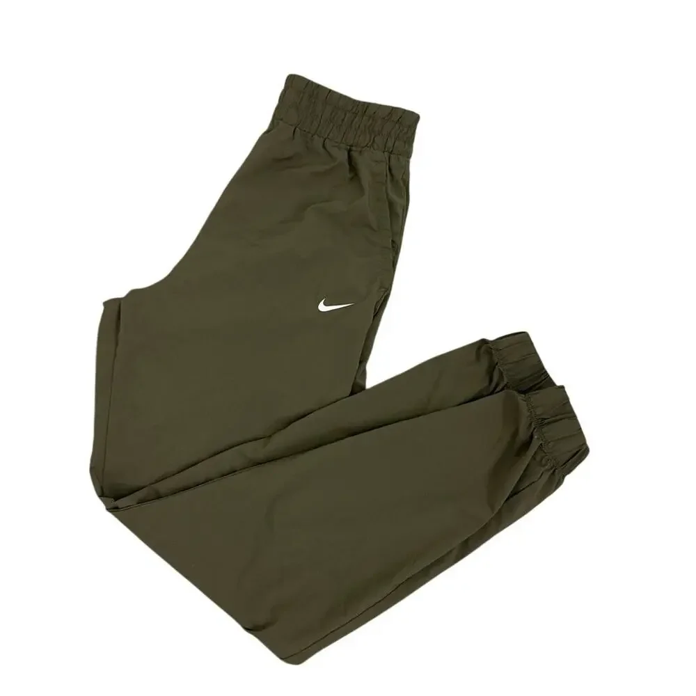 Nike Dri-FIT One Joggers Green Woven Athletics Training Pants Color Youth Large